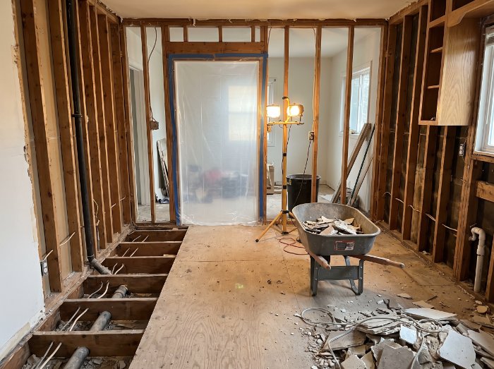 Kitchen demolition
