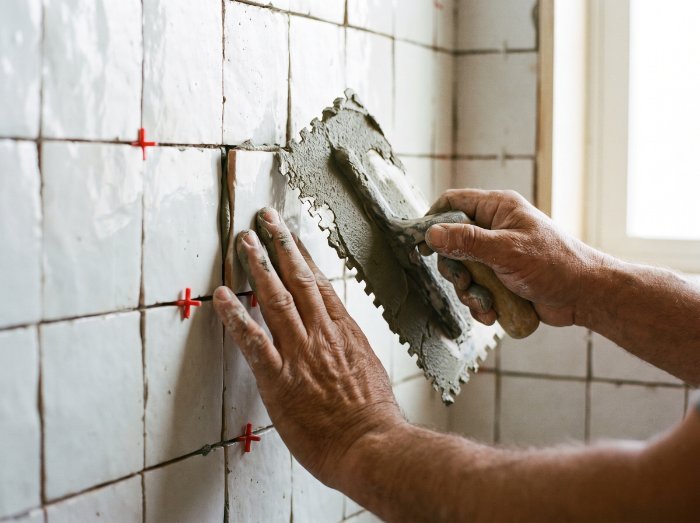 Tile work